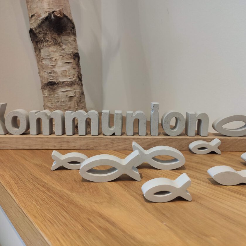 Personalisierbarer Holzblock