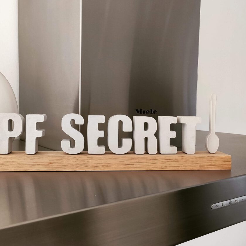 Personalisierbarer Holzblock