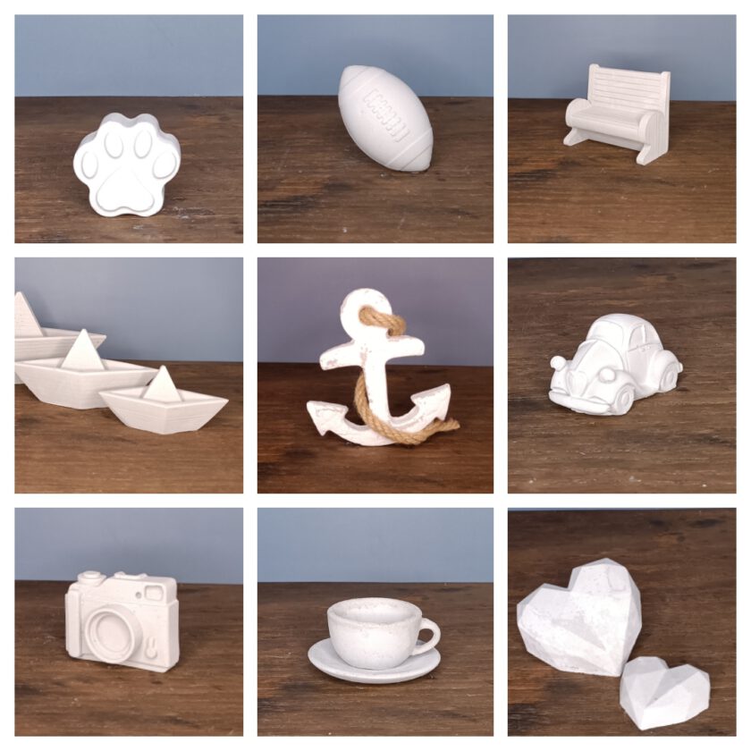 Personalisierbarer Holzblock