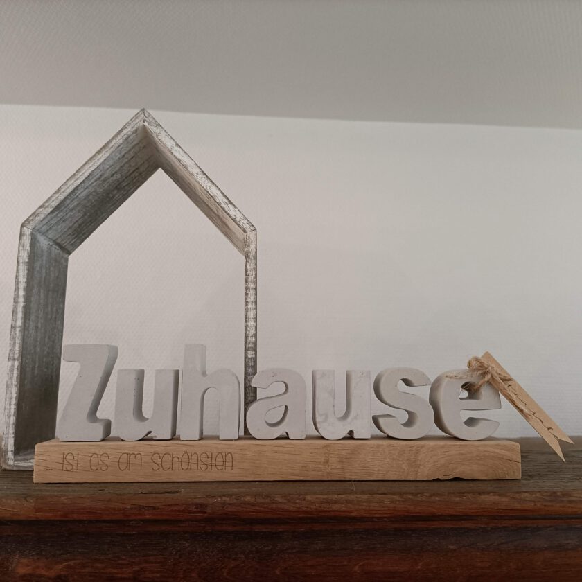 Personalisierbarer Holzblock