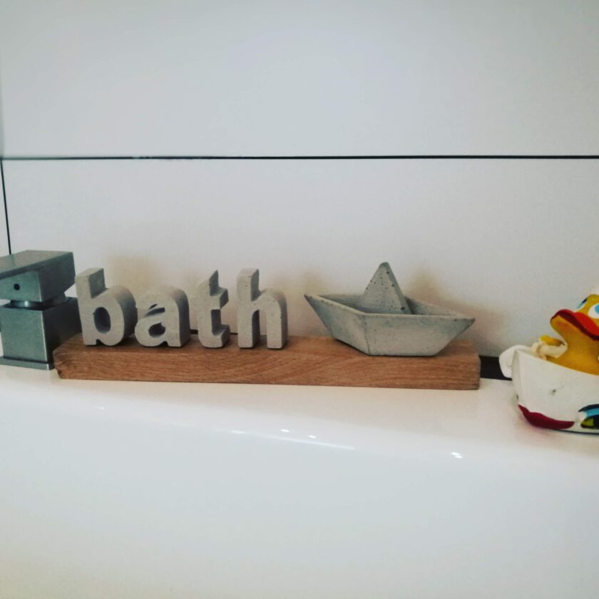 Personalisierbarer Holzblock