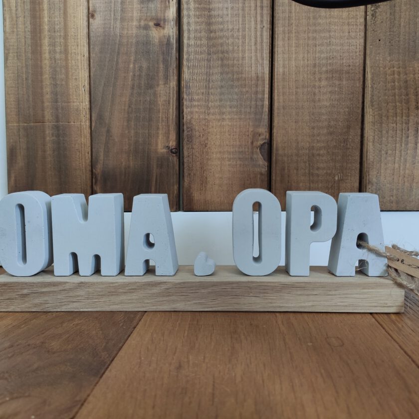 Personalisierbarer Holzblock